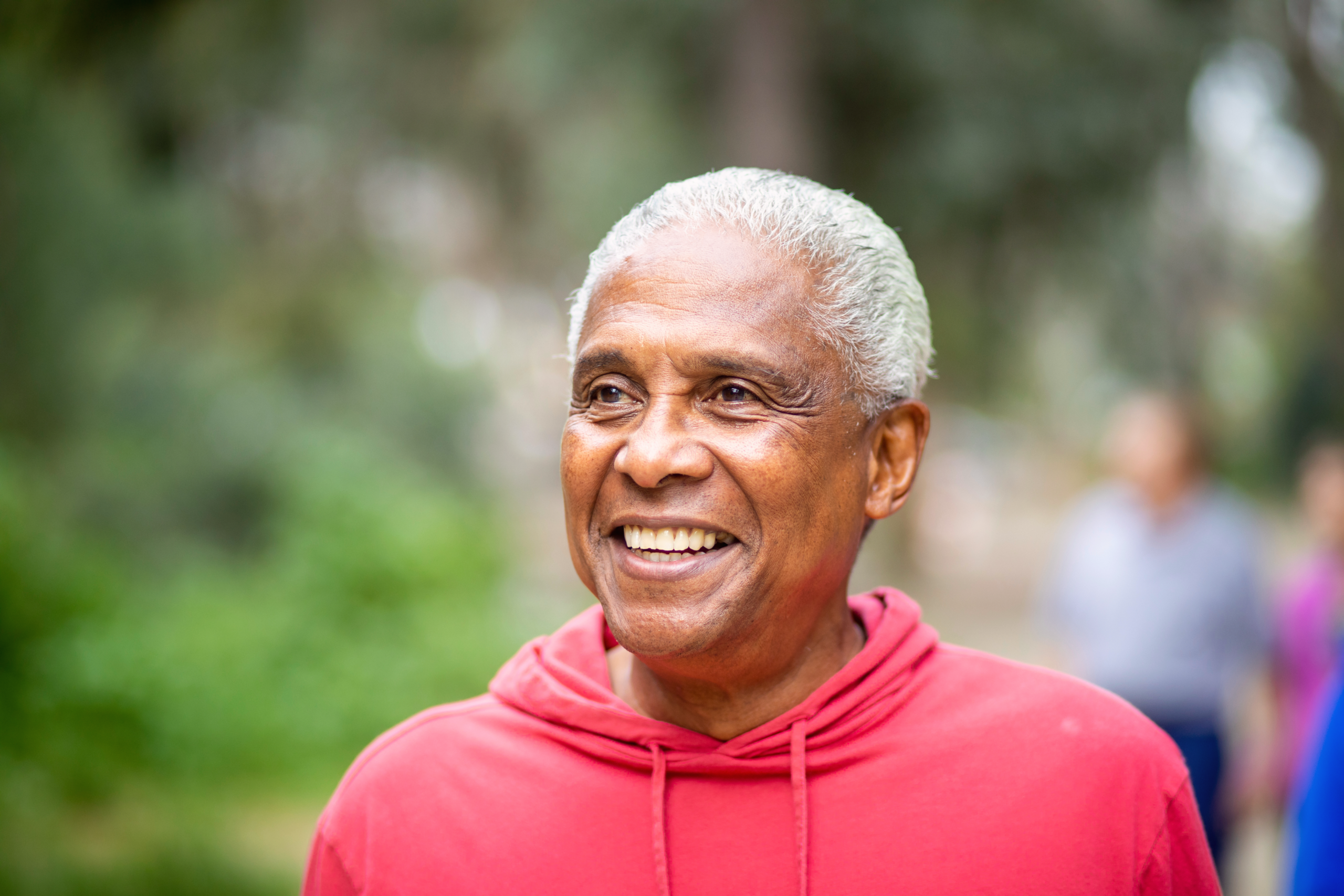 Adult Man Walking In Park