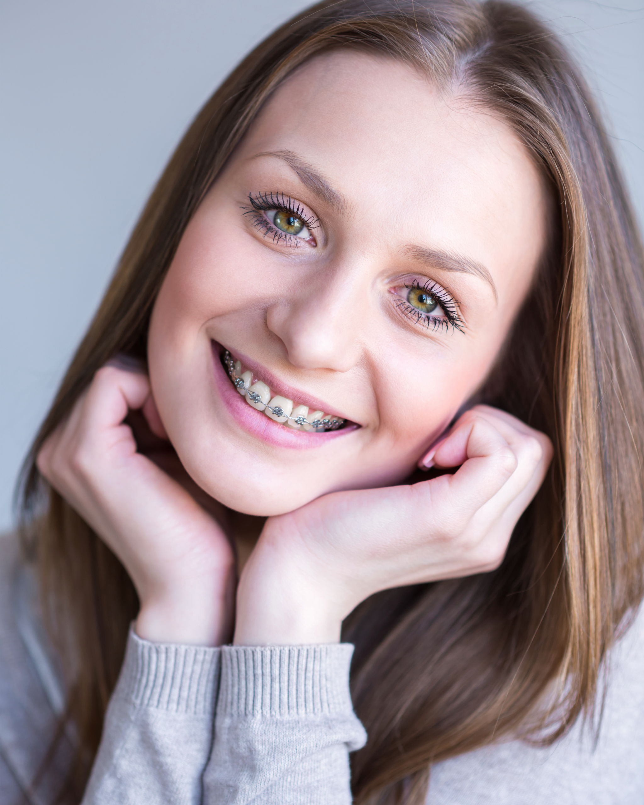 Adult with Braces